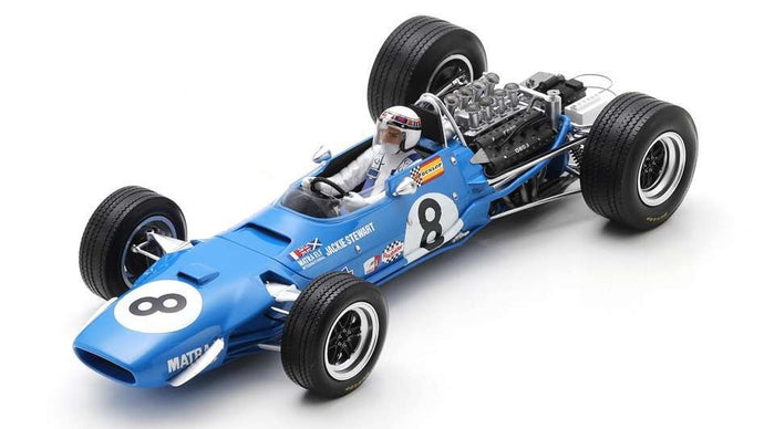 MATRA MS10 N.8 WINNER DUTCH GP 1968 JACKYE STEWART 1:18