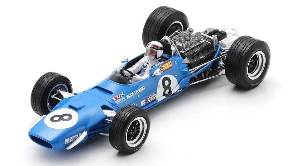 MATRA MS10 N.8 WINNER DUTCH GP 1968 JACKYE STEWART 1:18