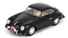 Indlæs billede til gallerivisning Porsche 356 1500 #422 VON FRANKENBERG/BENDIX BLACK RALLY MONTE CARLO 1953 sort 1:43