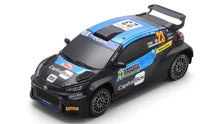 Indlæs billede til gallerivisning TOYOTA YARIS GR RALLY2 TEAM PRINTSPORT RACING N 23 5th RC2 RALLY MONTECARLO 2024 SAMI PAJARI - ENNI MALKONEN BLUE 1:43