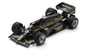 Lotus 97T #12 AYRTON SENNA WINNER PORTUGAL GP 1985 sort/guld 1:43
