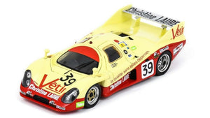 Rondeau M382 #39 SOTTY/JUSTICE/OUDET 18th 24H LE MANS 1985 lys gul/rød 1:43