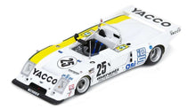 Indlæs billede til gallerivisning CHEVRON B36 2.0L S4 TEAM ROC SOCIETE YACCO N 25 24h LE MANS 1980 BRUNO SOTTY - DOMINIQUE LAURENT - PHILIPPE HESNAULT WHITE YELLOW 1:43