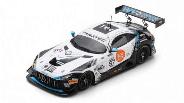 MERCEDES GT3 N.57 3rd SILVER CLASS 24 H SPA 2024 ARROW-CARESANI-SATHIENT