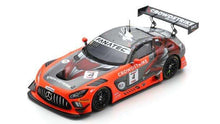 Indlæs billede til gallerivisning MERCEDES BENZ AMG GT3 EVO 6.2L V8 TEAM CROWDSTRIKE RILEY N 4 WINNER PRO-AM CLASS 24h SPA 2024 GEORGE KURTZ - IAN JAMES - NICKY CATSBURG - COLIN BRAUN ORANGE GREY 1:43