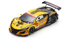 Indlæs billede til gallerivisning HONDA NSX GT3 TEAM UPGARAGE N 188 GT300 CLASS SUPER GT 2020 TAKASHI KOBAYASHI - KOSUKE MATSUURA YELLOW BLACK 1:43