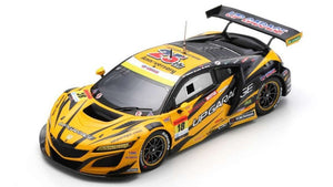 HONDA NSX GT3 TEAM UPGARAGE RACING N 18 GT300 CLASS SUPER GT 2024 TAKASHI KOBAYASHI - SYUN KOIDE YELLOW BLACK 1:43