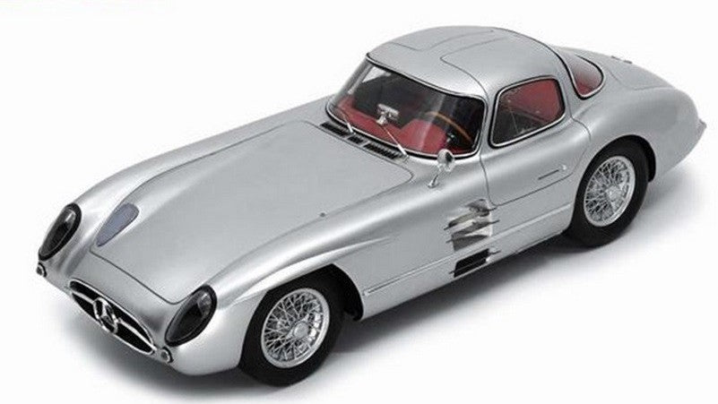 MERCEDES 300 SLR UHLENHAUT COUPE 1955 SILVER 1:12