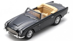 ASTON MARTIN DB5 VOLANTE CABRIOLET OPEN 1964 GREY MET 1:18