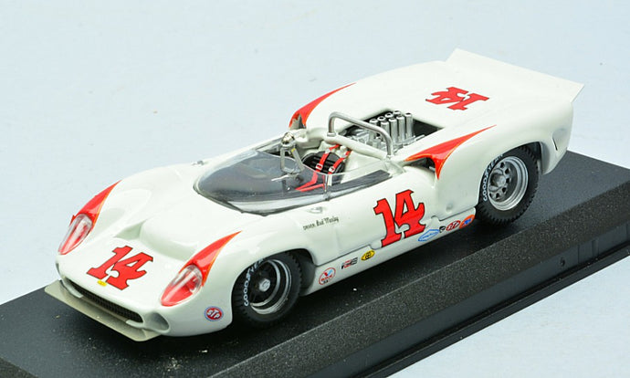 LOLA T70 MKIII SPIDER N 14 LAGUNA SECA 1967 BUD MORLEY WHITE RED 1:43