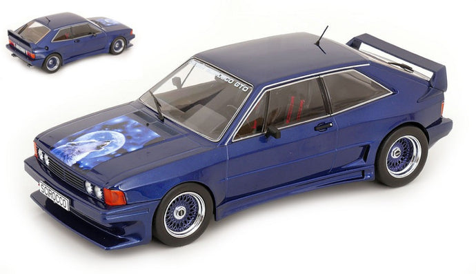 VW SCIROCCO RIEGER GTO 1980 DARK BLUE 1:18