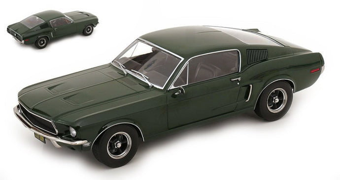 FORD MUSTANG GT FASTBACK BULLIT 1968 DARK GREEN 1:18