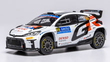 Indlæs billede til gallerivisning TOYOTA YARIS GR RALLY1 TEAM TOYOTA GAZOO RACING WRT N 44 RALLY FINLAND 2024 HIKARU KOGURE - TOPI LUHTINEN WHITE 1:43