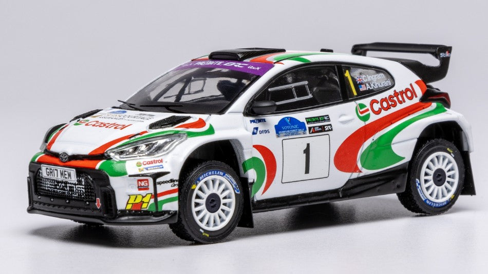 TOYOTA GR YARIS RALLY2 N.1 VOYONIC GRAMPIAN FOREST 2024 INGR.-KIHUR.1:43