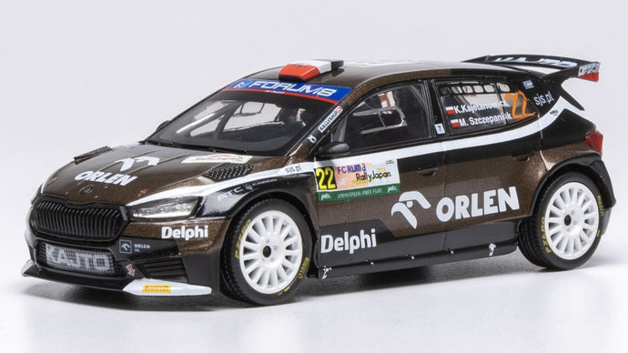 SKODA FABIA N.22 RALLY2 JAPAN 2024 KAJETANOWICZ-SZCZEPANIAK 1:43