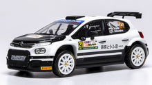 Indlæs billede til gallerivisning CITROEN C3 RALLY2 TEAM AEC DG SPORT N 21 RALLY JAPAN 2024 NIKOLAY GRYAZIN - KONSTANTIN ALEKSANDROV WHITE BLACK 1:43