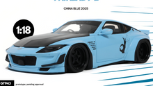Indlæs billede til gallerivisning NISSAN FAIRLADY Z (Z35) COUPE 2025 CHINA BLUE BLACK 1:18