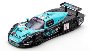 Maserati MC12 GT1 #9 VAN DE POELE/BARTELS/SCHEIDER WINNER 24H SPA 2005 sort/turkis 1:43