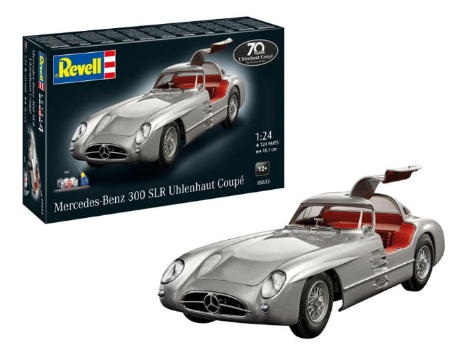GIFT SET MERCEDES 300 SLR UHLENHAUT COUPE' 70th ANNIVERSARY KIT 1:24