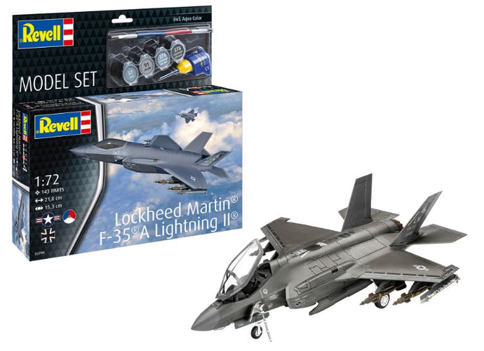 MODEL SET LOCKEED MARTIN F-35 A LIGHTNING II KIT 1:72