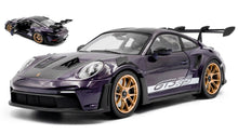 Indlæs billede til gallerivisning Porsche 911 (992) GT3 RS Weissach &#39;24, 2024 lilla metallic 1:18 fra Solido