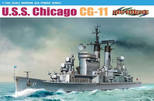 U.S.S. CHICAGO CG-11 KIT 1:700