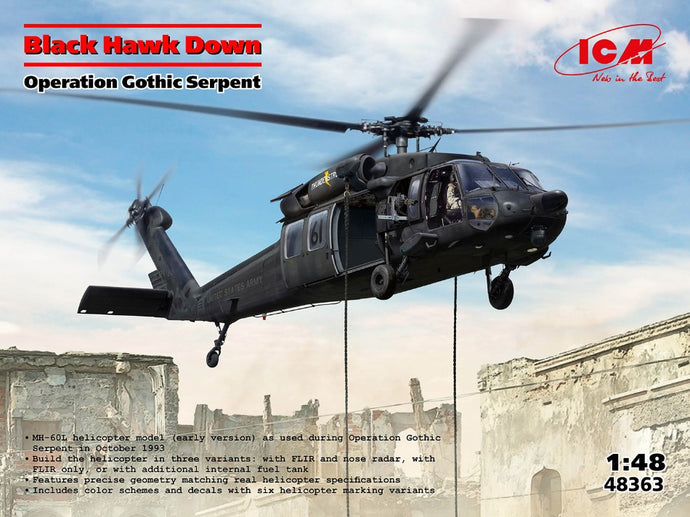 BLACK HAWK DOWN OPERATION GOTHIC KIT 1:48