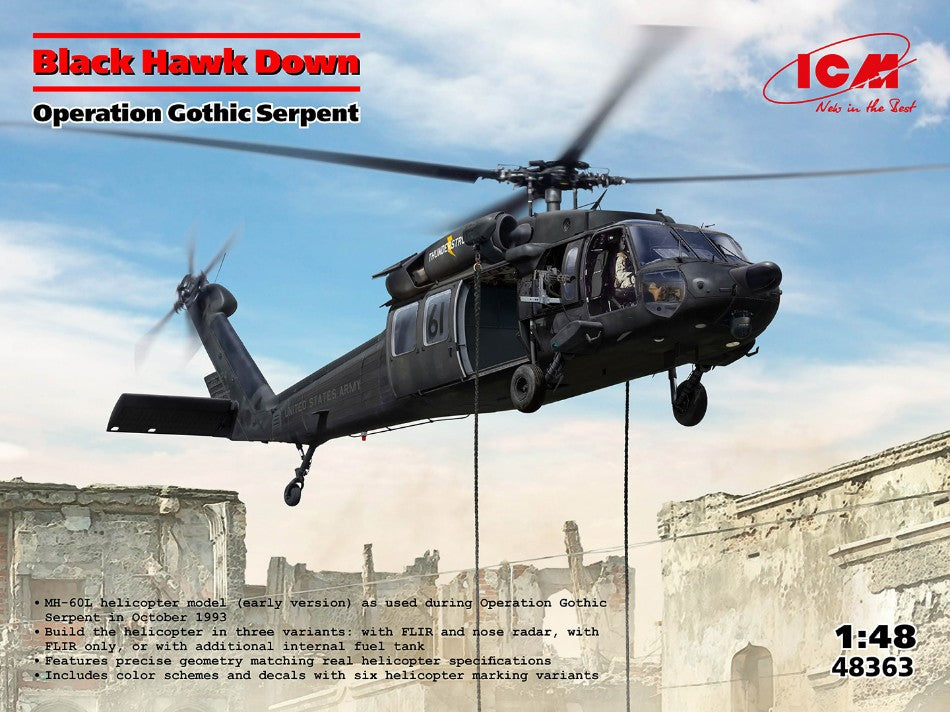 BLACK HAWK DOWN OPERATION GOTHIC KIT 1:48