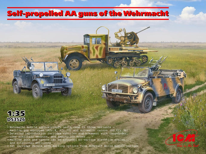 SELF PROPELLED AA GUNS OF THE WERMACHT KIT 1:35