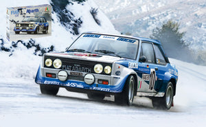FIAT 131 ABARTH TEAM FIAT ITALIA N 10 WINNER RALLY MONTECARLO 1980 W.ROHRL - C.GEISTDORFER / 1:24