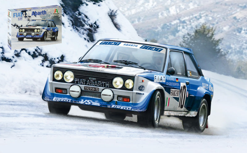 FIAT 131 ABARTH TEAM FIAT ITALIA N 10 WINNER RALLY MONTECARLO 1980 W.ROHRL - C.GEISTDORFER / 1:24