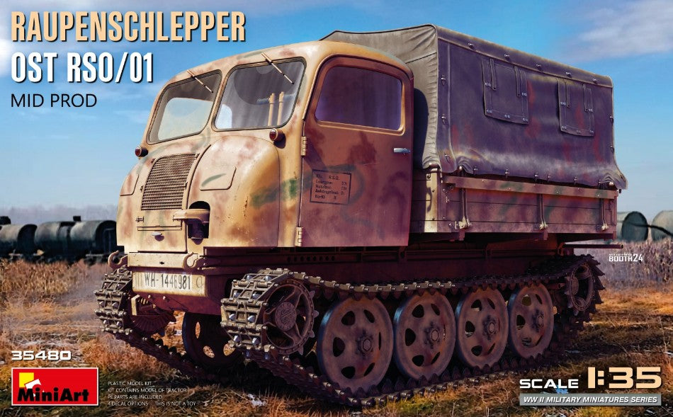 STEYR RSO/01 TANK TRUCK MILITARY CINGOLATO / 1:35