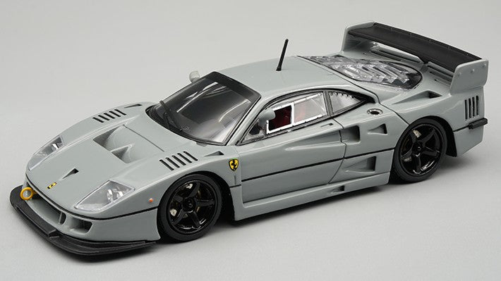 FERRARI F40 LM 1996 PRESS VERSION GRIGIO MEDIO/BLACK WHEELS 1:43