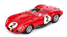 Indlæs billede til gallerivisning MASERATI 450S 4.5L V8 TEAM OFFICINE ALFIERI MASERATI N 2 24h LE MANS 1957 JEAN BEHRA - ANDRE SIMON RED 1:43