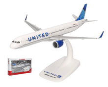 Indlæs billede til gallerivisning AIRBUS A321neo United Airlines hvid/blå/grå 1:200