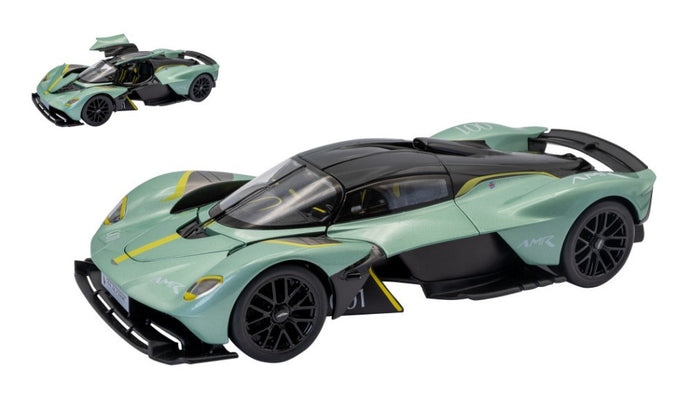 ASTON MARTIN VALKYRIE N.001 METALLIC LIGHT GREEN 1:18