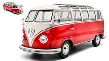 Indlæs billede til gallerivisning VOLKSWAGEN T1 SAMBA MINIBUS 1962 RED/WHITE 1:18