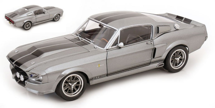 FORD USA MUSTANG SHELBY GT500 ELEANOR COUPE 1967 GREY BLACK 1:12