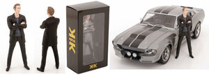 FIGURES RANDALL MAN - CAR NOT INCLUDED BLACK GREY 1:12