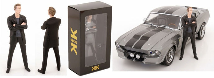 FIGURES RANDALL MAN - CAR NOT INCLUDED BLACK GREY 1:12