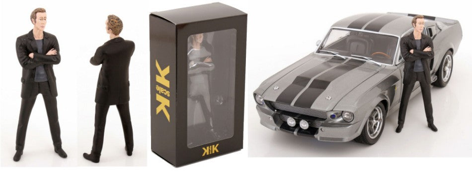 FIGURES RANDALL MAN - CAR NOT INCLUDED BLACK GREY 1:12