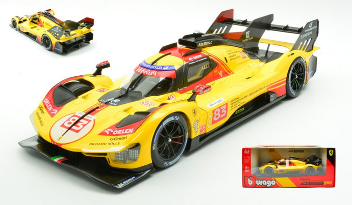 FERRARI 499P N.83 LE MANS 2024 KUBICA-YIFEI-SCARCMAN 1:18