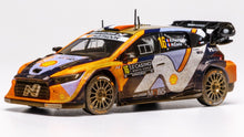 Indlæs billede til gallerivisning HYUNDAI i20 N RALLY1 TEAM SHELL MOBIS WRT N 16 3rd RALLY MONTECARLO 2025 ADRIEN FOURMAUX - ALEXANDRE CORIA 2 TONE BLUE ORANGE 1:43