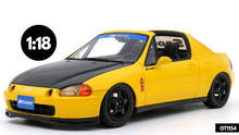 Indlæs billede til gallerivisning HONDA CIVIC DEL SOL SPOON 1996 PHOENIX YELLOW 1:18