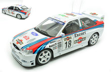 Indlæs billede til gallerivisning FORD ENGLAND ESCORT WRC TEAM MARTINI RACING JOLLY CLUB N 18 RALLY SANREMO 1998 GIANFRANCO CUNICO - LUIGI PIROLLO WHITE RED BLUE 1:18