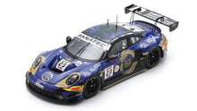 Indlæs billede til gallerivisning Porsche 911 GT3 R (992) #23 EVANS/ERIKSSON/PREINING 24H SPA 2024 blå/guld 1:43