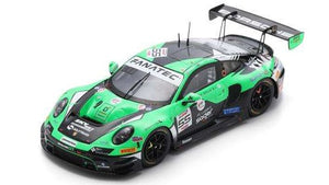 Porsche 911 GT3 R (992) #55 RAPPANGE/BLOM/NAKKEN/NOUET 2nd SILVER CLASS 24H SPA 2024 grøn/sort 1:43