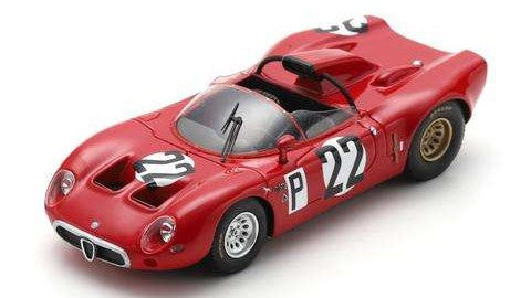 ALFA ROMEO T33 N.22 5th 1000 KM NURBURGRING 1967 BUSSINELLO-DE ADAMICH-G