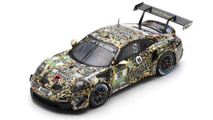 PORSCHE 911 992 GT3 CUP TEAM KKRAMER RACING N 121 24h NURBURGRING 2024 M.DI MARTINO - C.BRUCK - F.LEID - M.OBERHEIM BLACK YELLOW 1:43