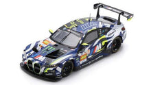 Indlæs billede til gallerivisning BMW 4-SERIES M4 GT3 TEAM WRT N 46 24h LE MANS 2024 VALENTINO ROSSI - MAXIME MARTIN - AHMAD AL HARTHY BLUE WHITE BLACK 1:43